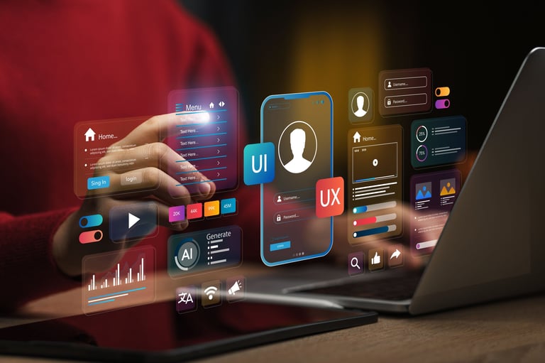 UX-UI Design Web and Application User Design Concepts