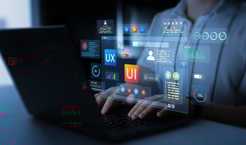 Holographic UI-UX display